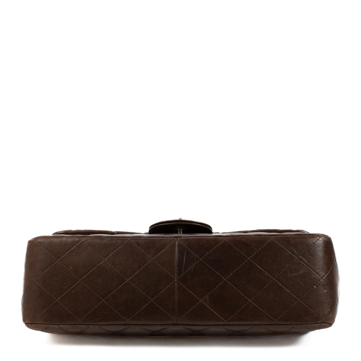 Chanel Brown Lambskin Large Classic Single Flap Bag
