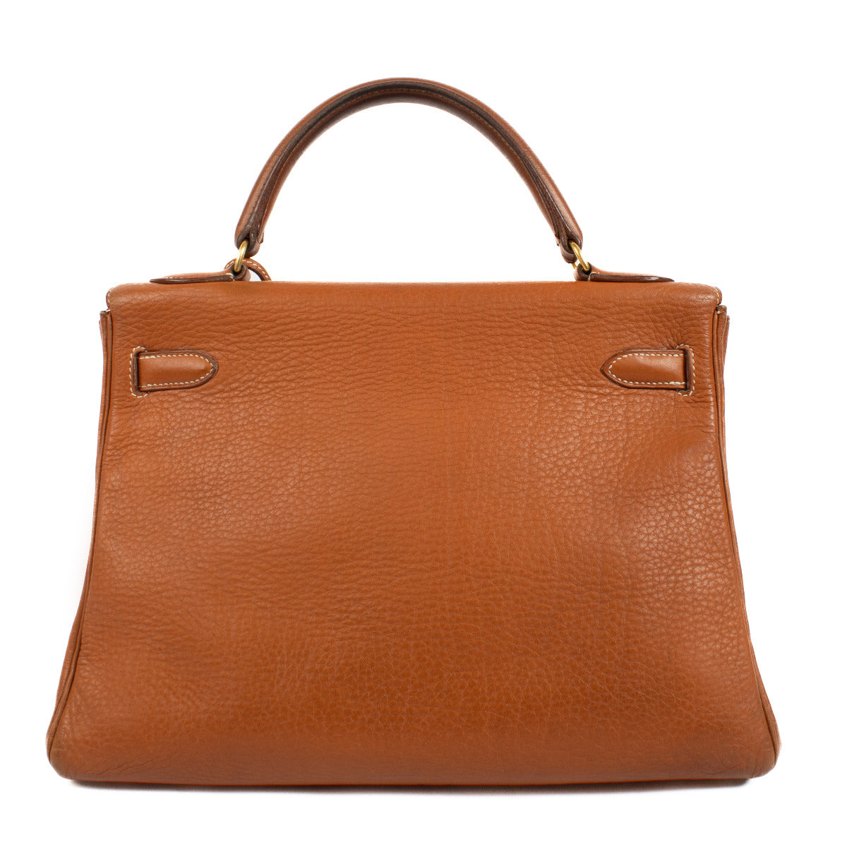 Hermès Vintage Kelly 32 Naturel Sable Fjord GHW
