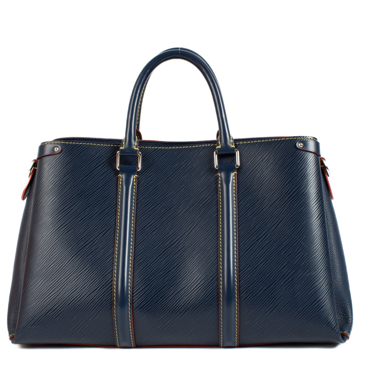buy 100% authentic pre loved Louis Vuitton Blue Epi Soufflot MM on Labellov.com