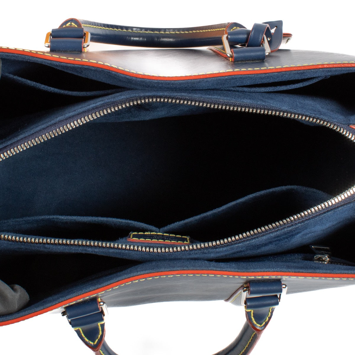 buy 100% authentic pre loved Louis Vuitton Blue Epi Soufflot MM on Labellov.com