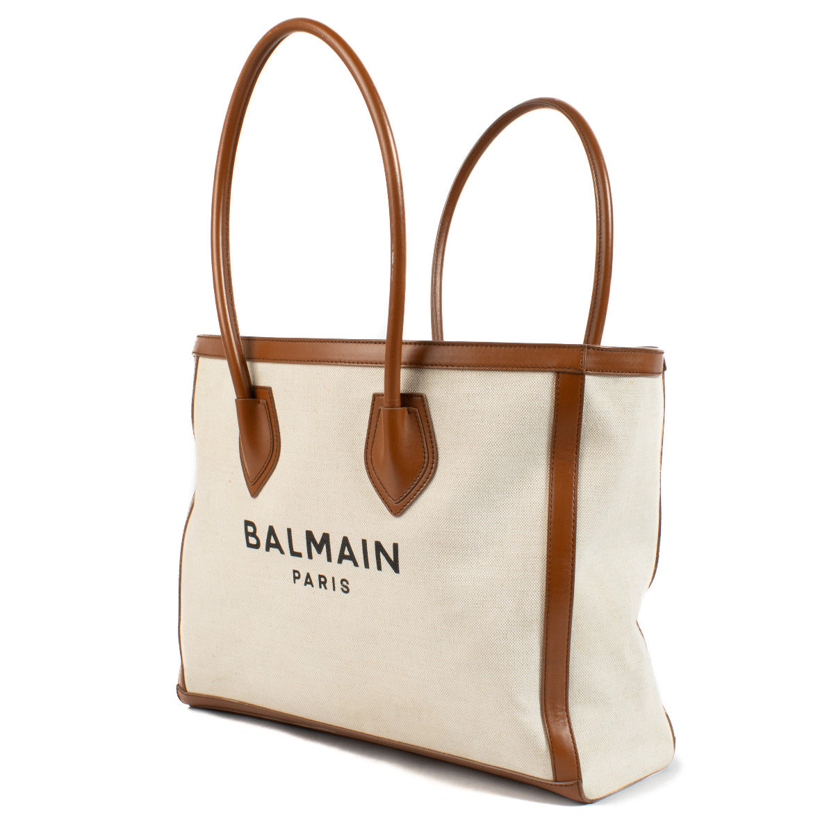 Balmain Canvas B-Army Shopper Tote Bag