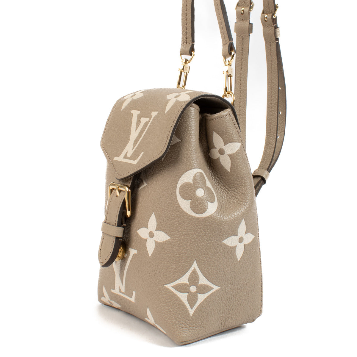 Louis Vuitton Tourterelle/Crème Monogram Empreinte Tiny Backpack