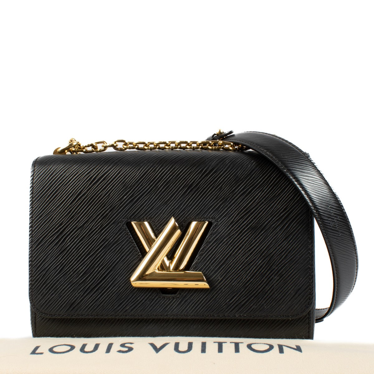 buy 100% authentic pre loved Louis Vuitton Black Epi Leather Twist MM on Labellov.com