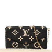 Louis Vuitton Black/Beige Monogram Empreinte Pochette Félicie