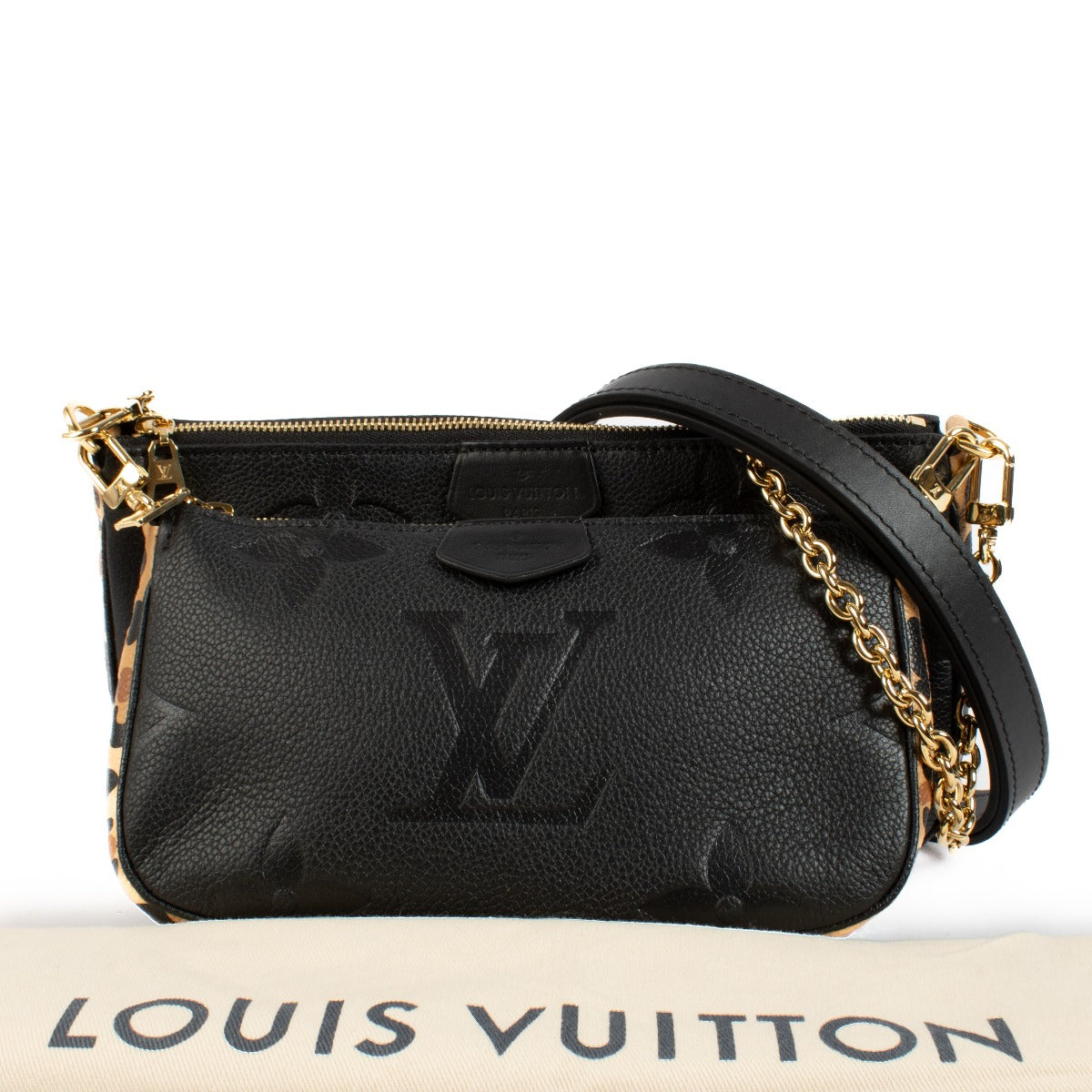 buy 100% authentic secondhand Louis Vuitton Black Wild At Heart Multi Pochette Accessoires on Labellov.com