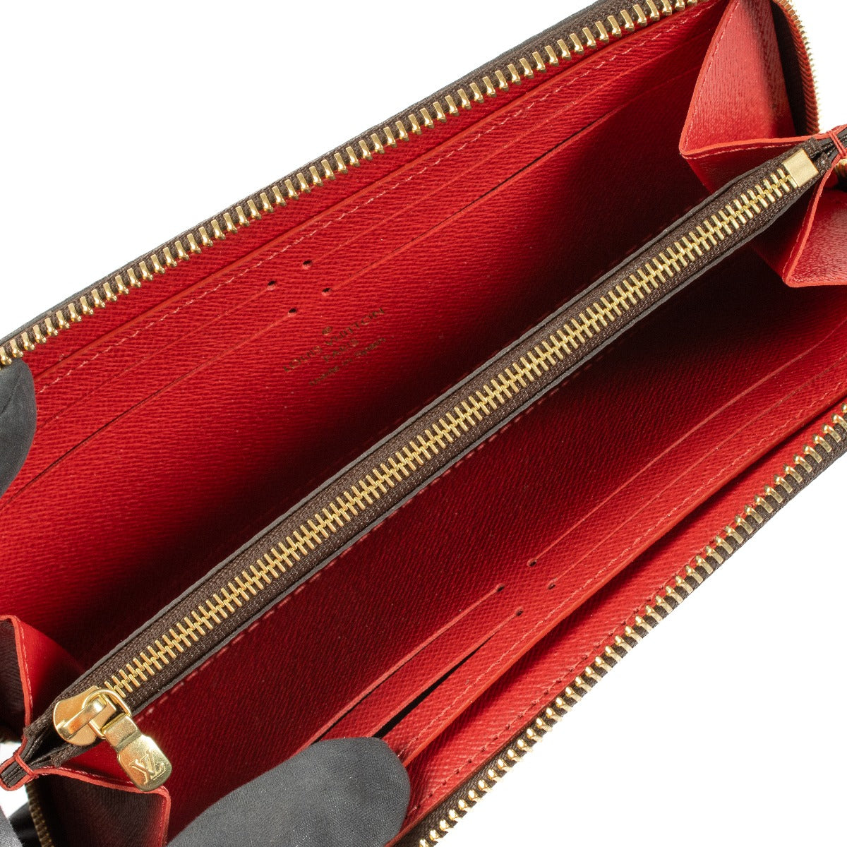 Portefeuille Clemence Louis Vuitton Damier Ebene