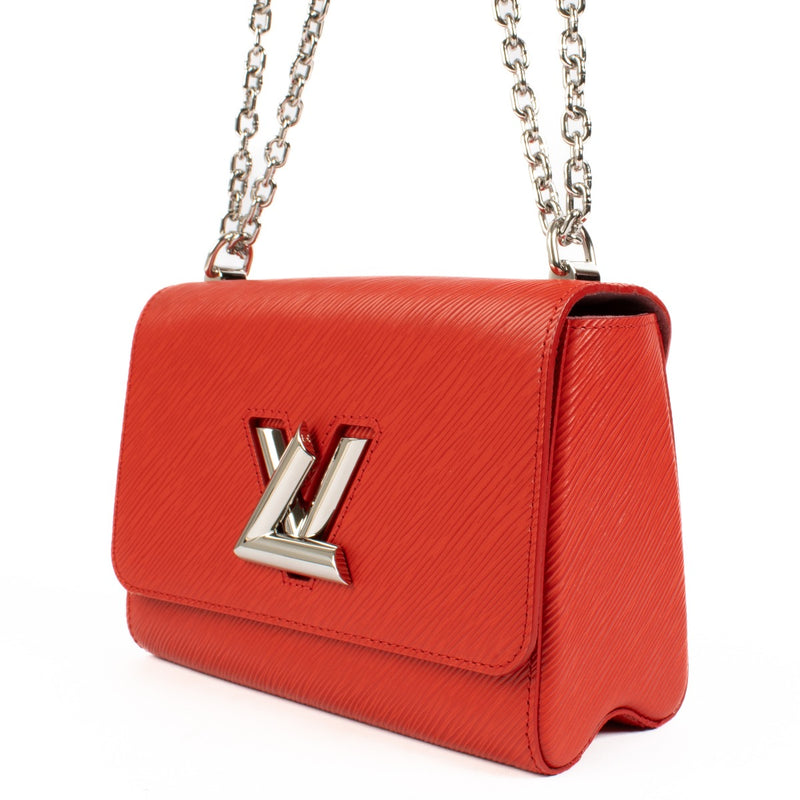 buy 100% authentic pre loved Louis Vuitton Coquelicot Red Epi Twist MM on Labellov.com