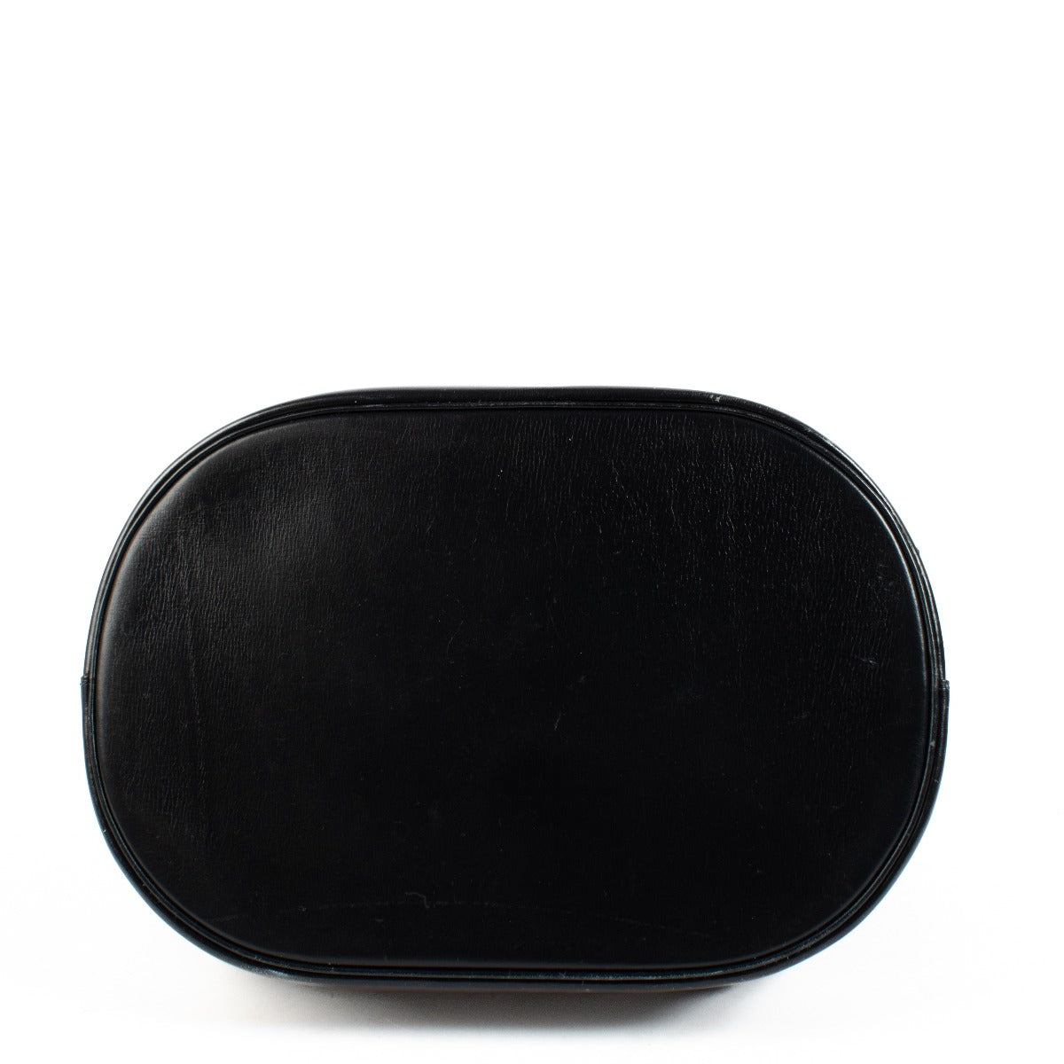 Delvaux Blauw Leren Vintage Bucket Bag