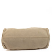 shop 100% authentic second hand Bottega Veneta Beige Woven Canvas Top Handle Bag on Labellov.com