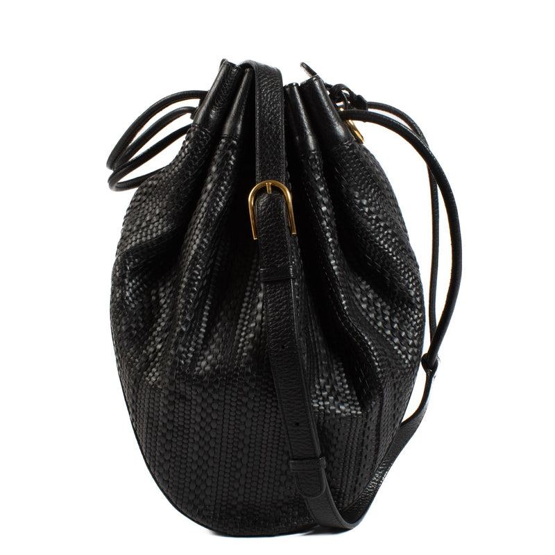 buy 100% authentic pre loved The Delvaux Black Toile de Cuir Tabarin MM Bag on Labellov.com