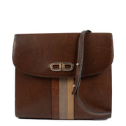 buy 100% authentic pre loved Delvaux Brown Vintage Striped Bag on Labellov.com