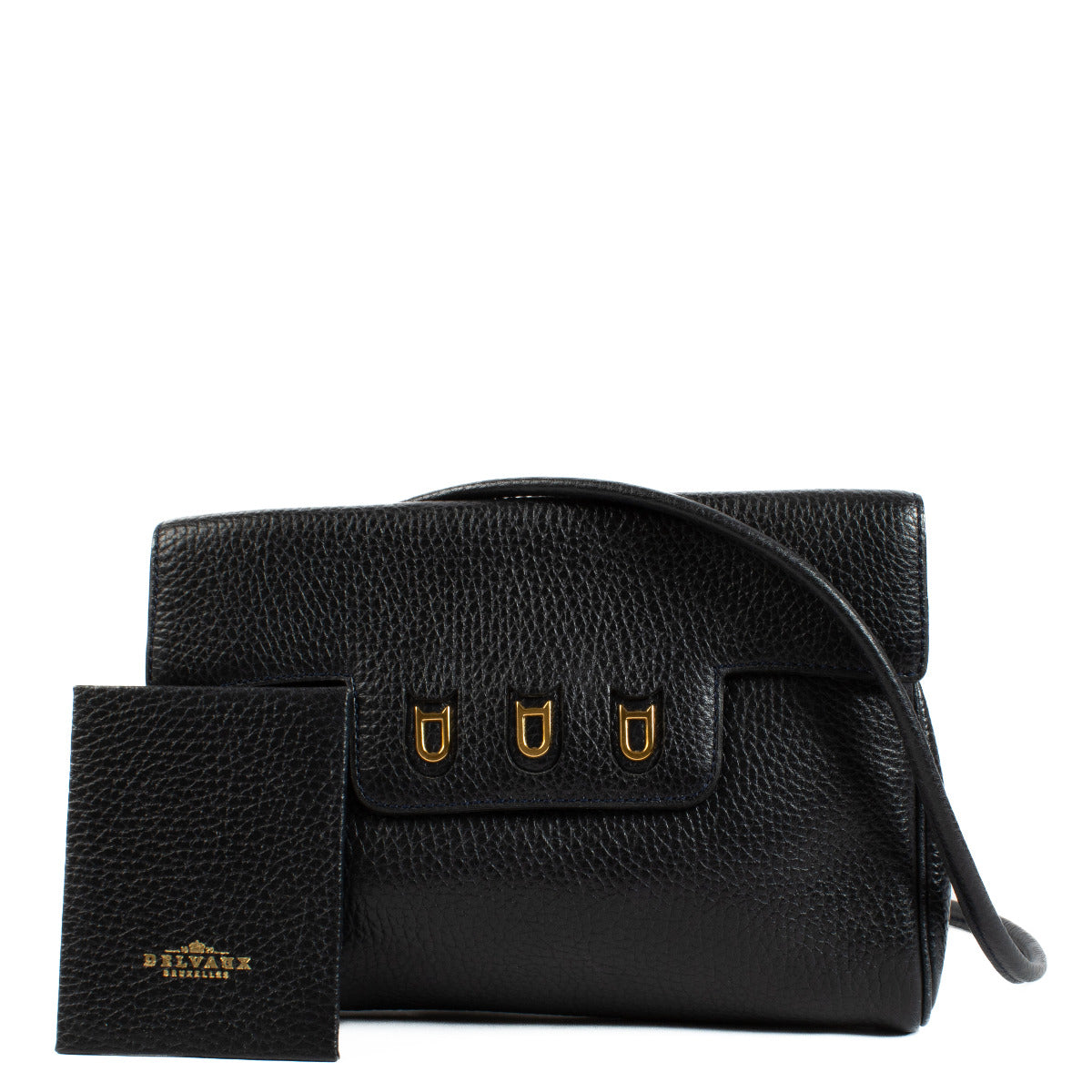 Delvaux Blue Mini Crossbody Bag