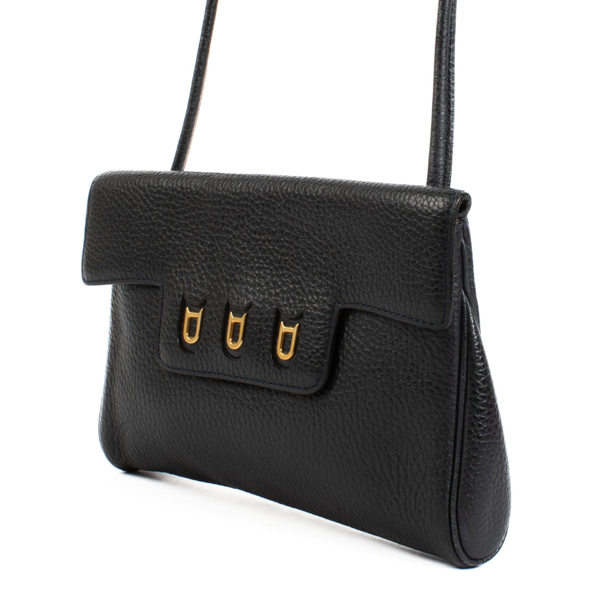 Delvaux Blue Mini Crossbody Bag
