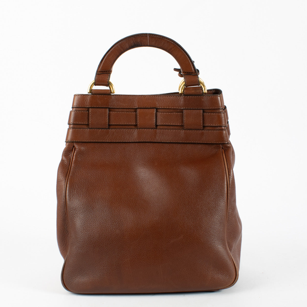 Delvaux Brown Leather Roseau Bag aan de beste prijs bij Labellov