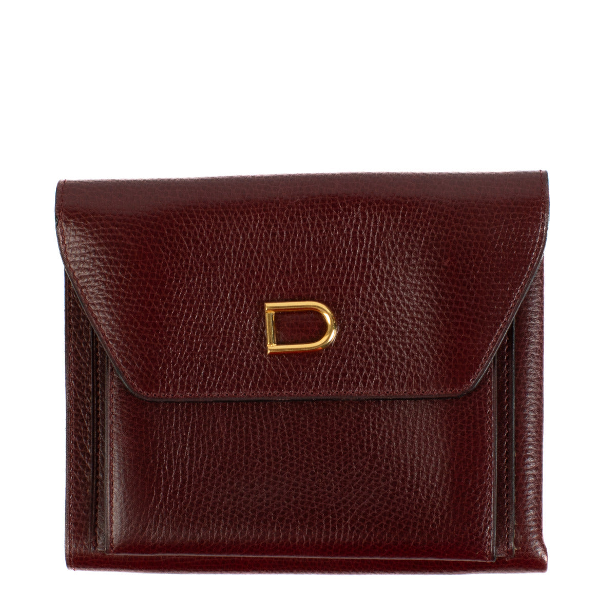 Delvaux Burgundy Denise Wallet