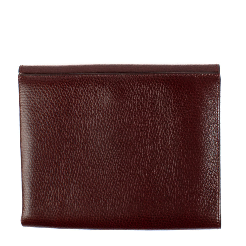 Delvaux Burgundy Denise Wallet