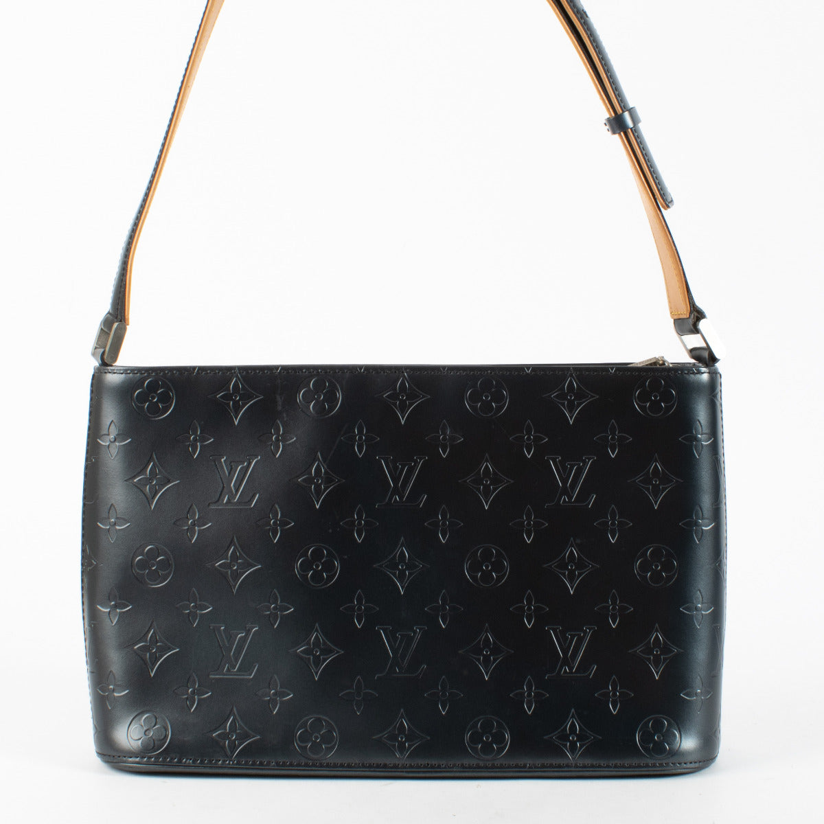 Louis Vuitton Blue Monogram Mat Alston Bag