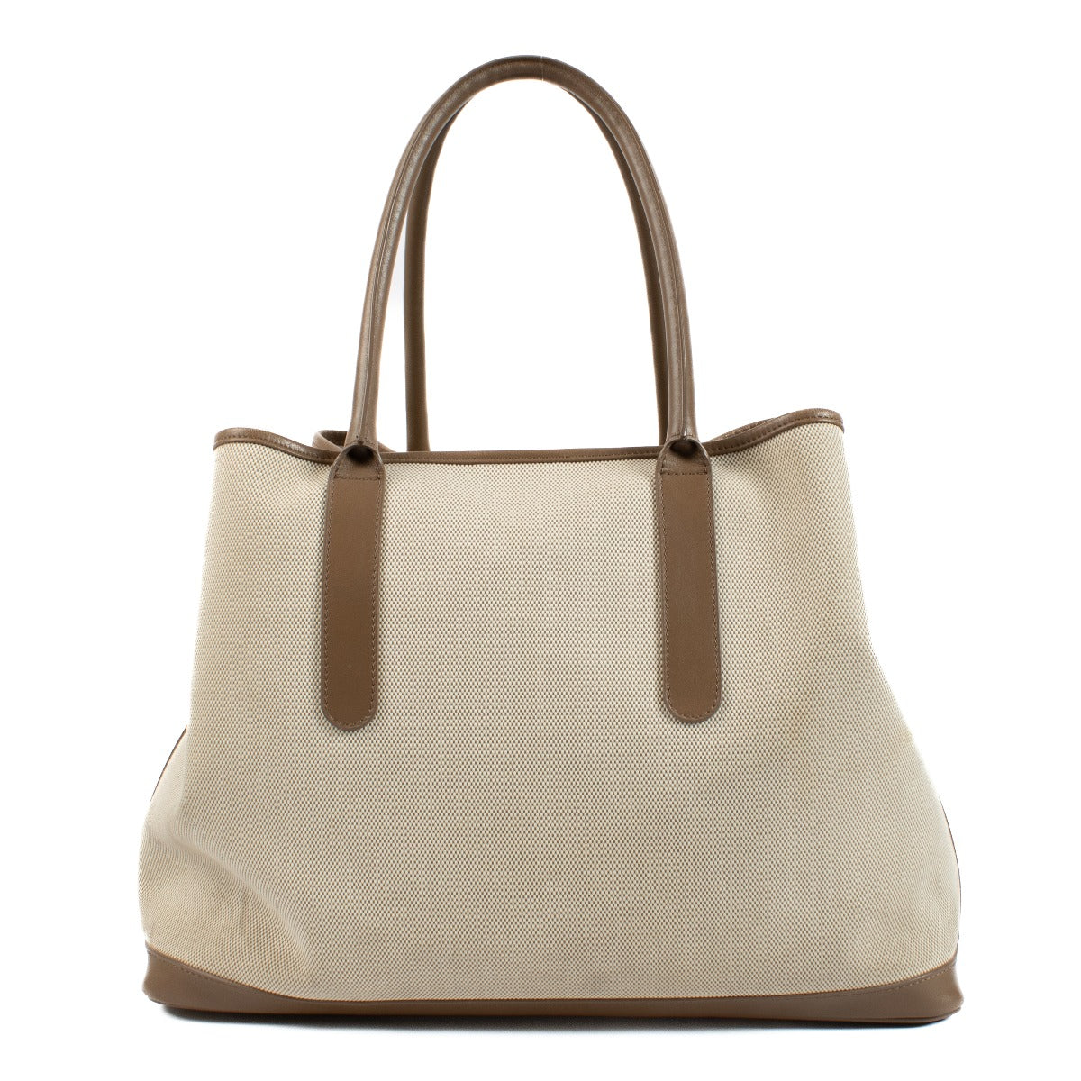 Sac Delvaux Fauve Toile D Café Le Cabas