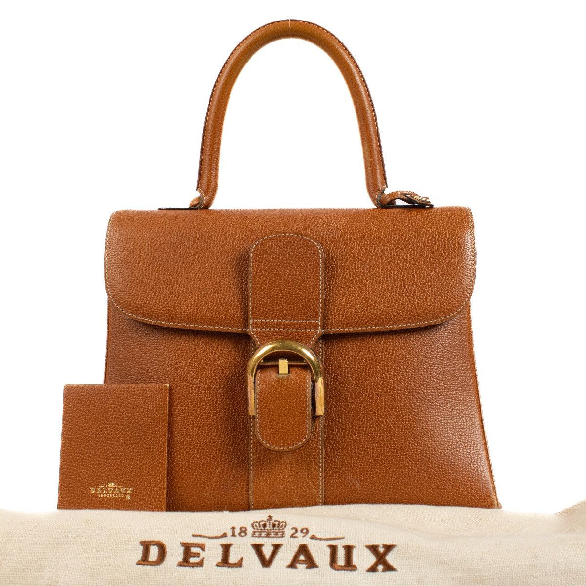 buy 100% authentic pre loved Delvaux Cognac Brillant MM on Labellov.com