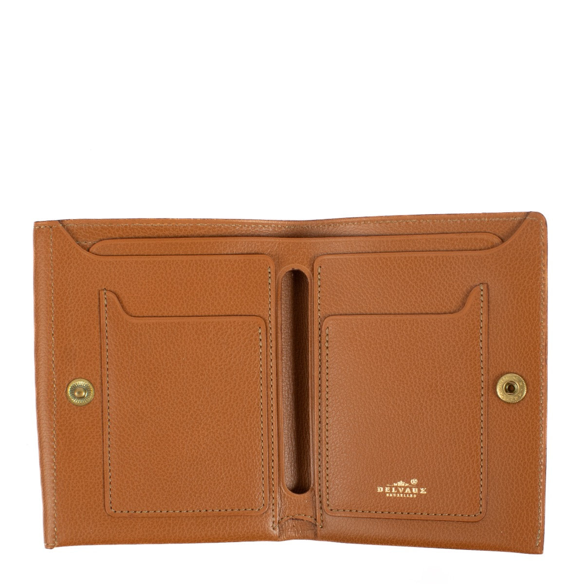 buy 100% authentic pre loved Delvaux Cognac Wallet on Labellov.com