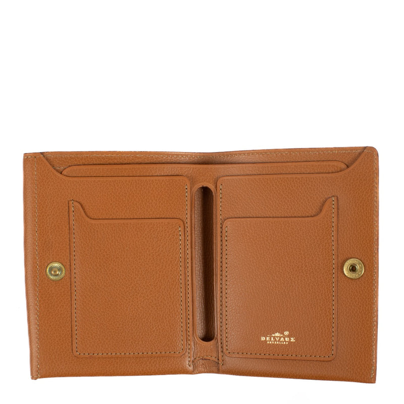 buy 100% authentic pre loved Delvaux Cognac Wallet on Labellov.com