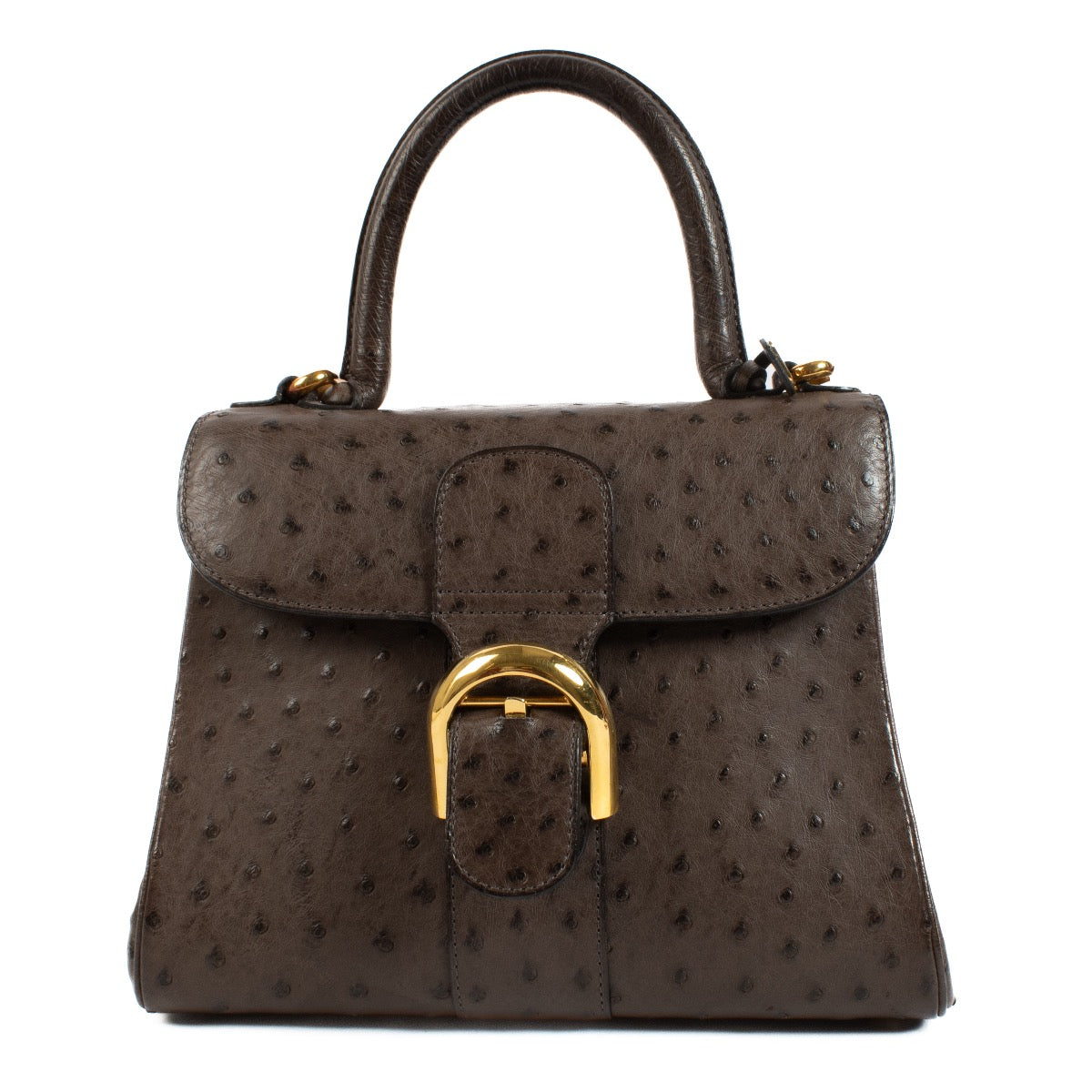 buy 100% authentic pre loved Delvaux Grey Ostrich Brillant PM on Labellov.com