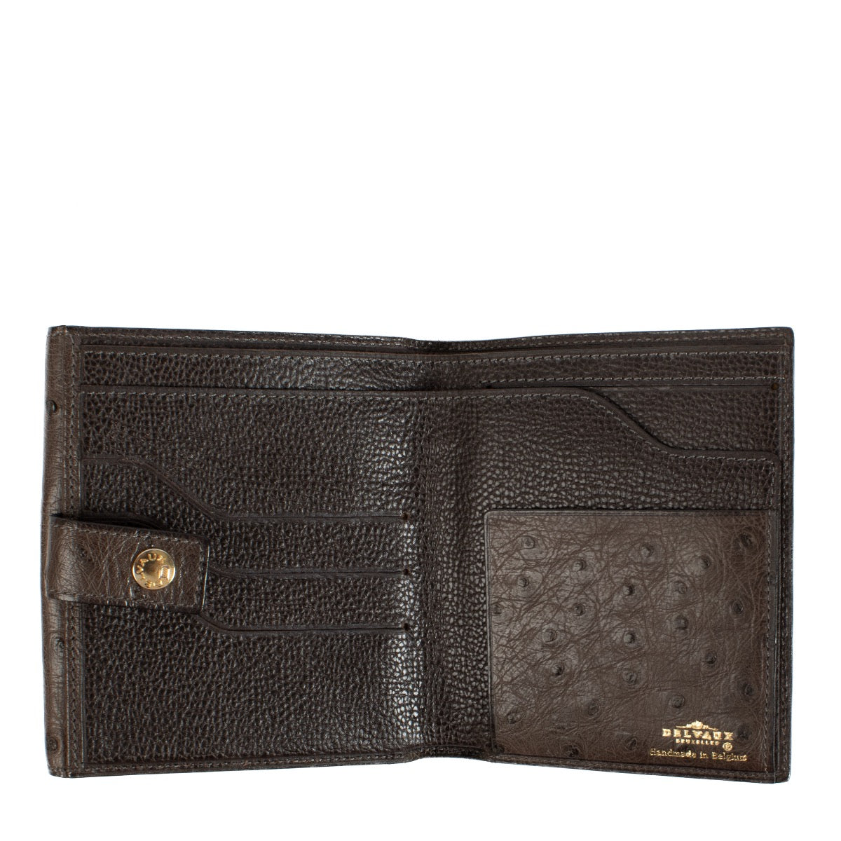 buy 100% authentic pre loved Delvaux Grey Ostrich Wallet on Labellov.com