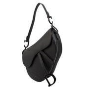 shop 100% authentic second hand Christian Dior Black Ultramatte Saddle Bag on Labellov.com