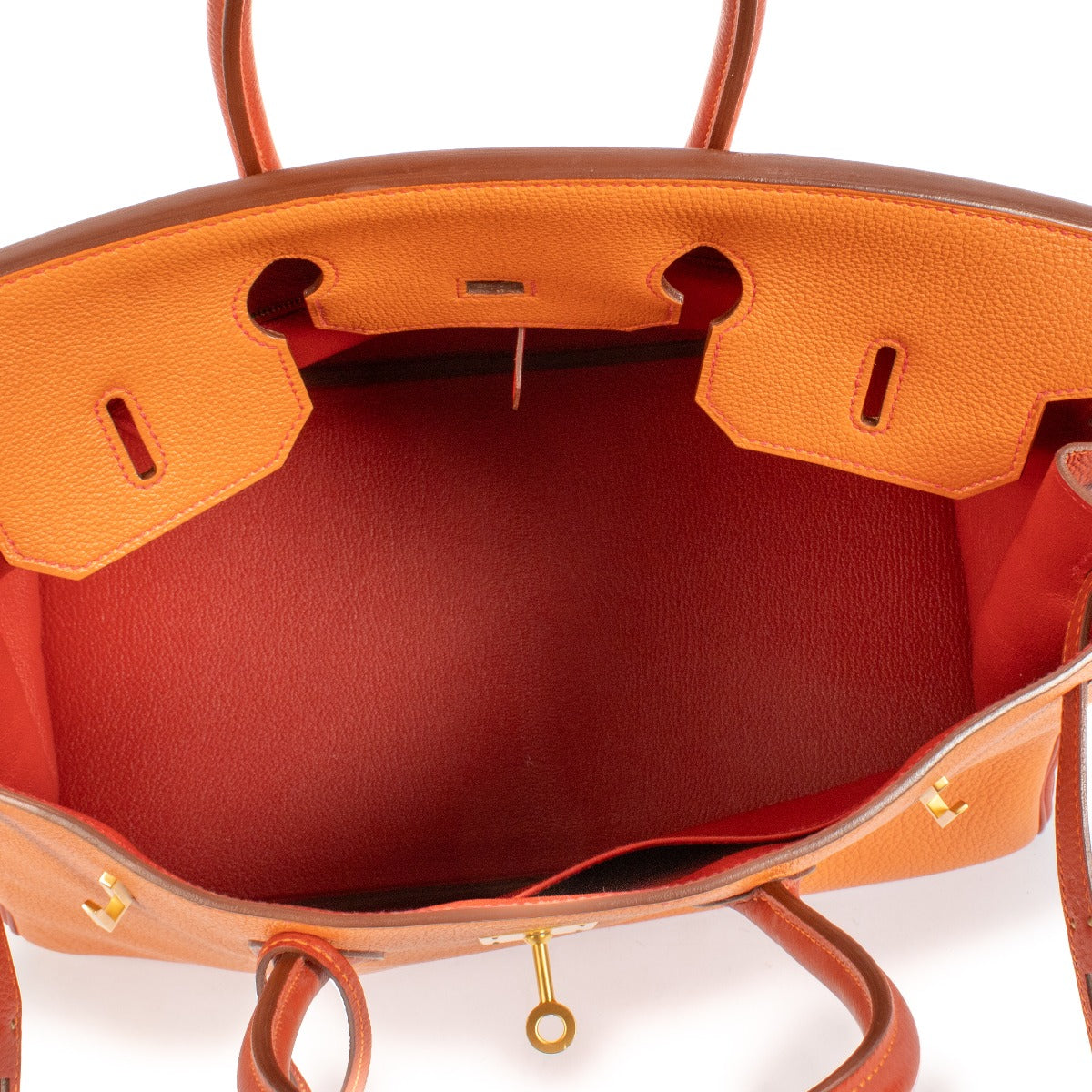 Hermès Birkin 35 HSS Feu/Rouge de Coeur Togo BGHW