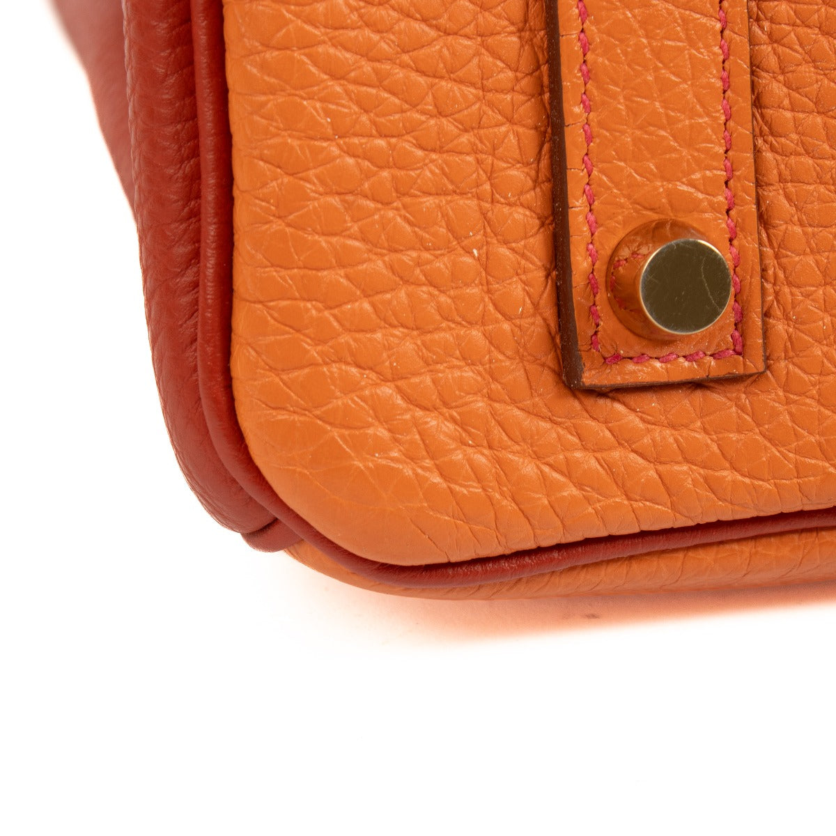 Hermès Birkin 35 HSS Feu/Rouge de Coeur Togo BGHW