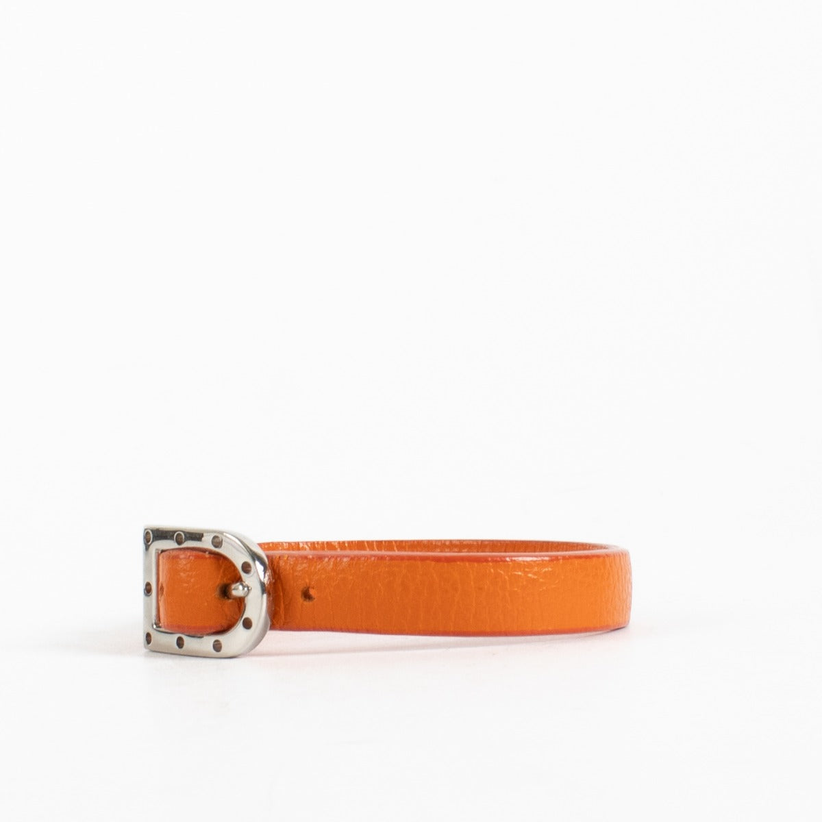 Delvaux Sunrise leather Simple bracelet with silver-tone hardware at Labellov.com