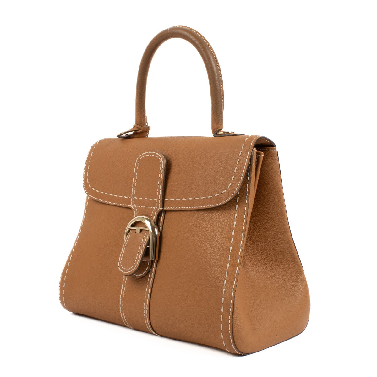 Delvaux Vegetal Rodeo Calf Brillant MM Surpiqué