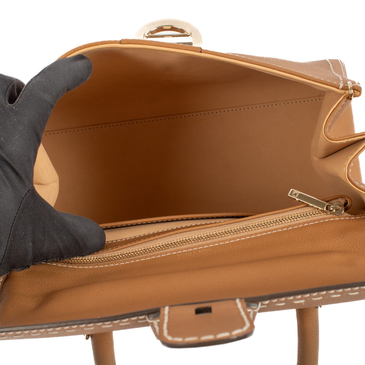 Delvaux Vegetal Rodeo Calf Brillant MM Surpiqué