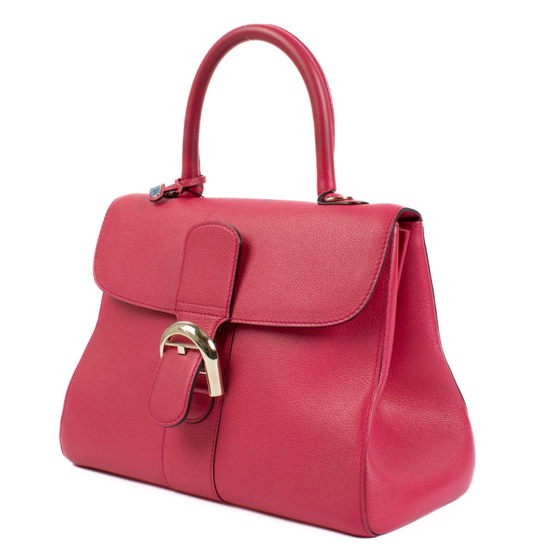 Delvaux Rose Indien Sellier Brillant MM Bag