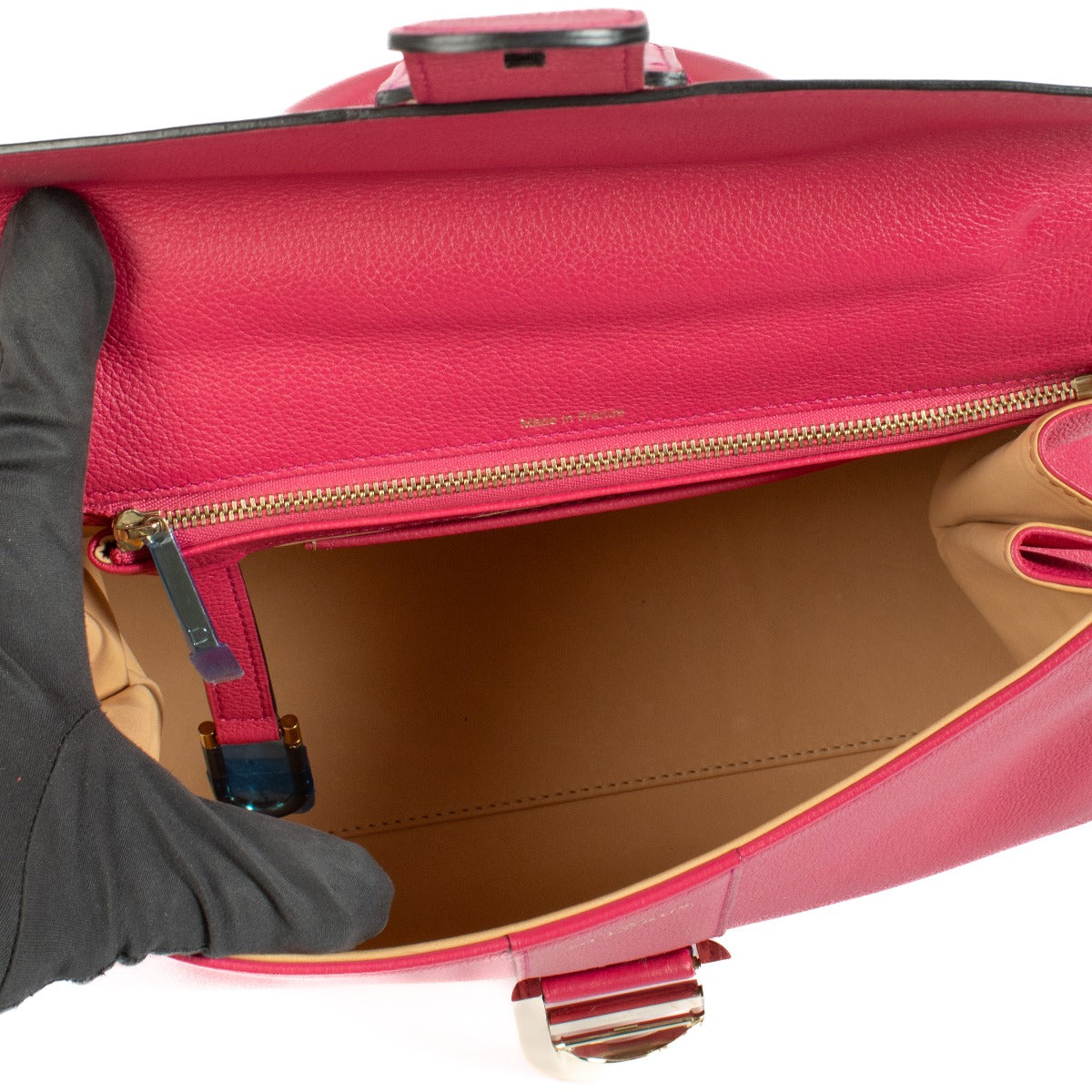 Sac Delvaux Rose Indien Sellier Brillant MM