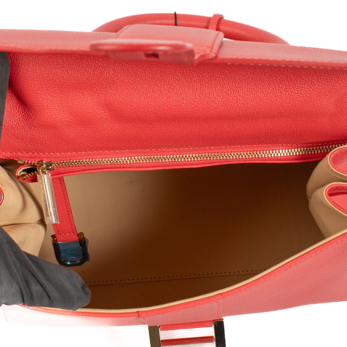 Delvaux Rose Candy Rodeo Calf Brillant MM Bag