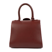buy 100% authentic pre loved Delvaux Burgundy Box Calf Brillant Mini on Labellov.com