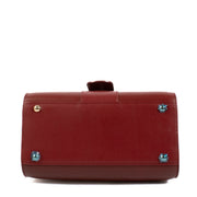buy 100% authentic pre loved Delvaux Burgundy Box Calf Brillant Mini on Labellov.com