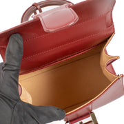 buy 100% authentic pre loved Delvaux Burgundy Box Calf Brillant Mini on Labellov.com