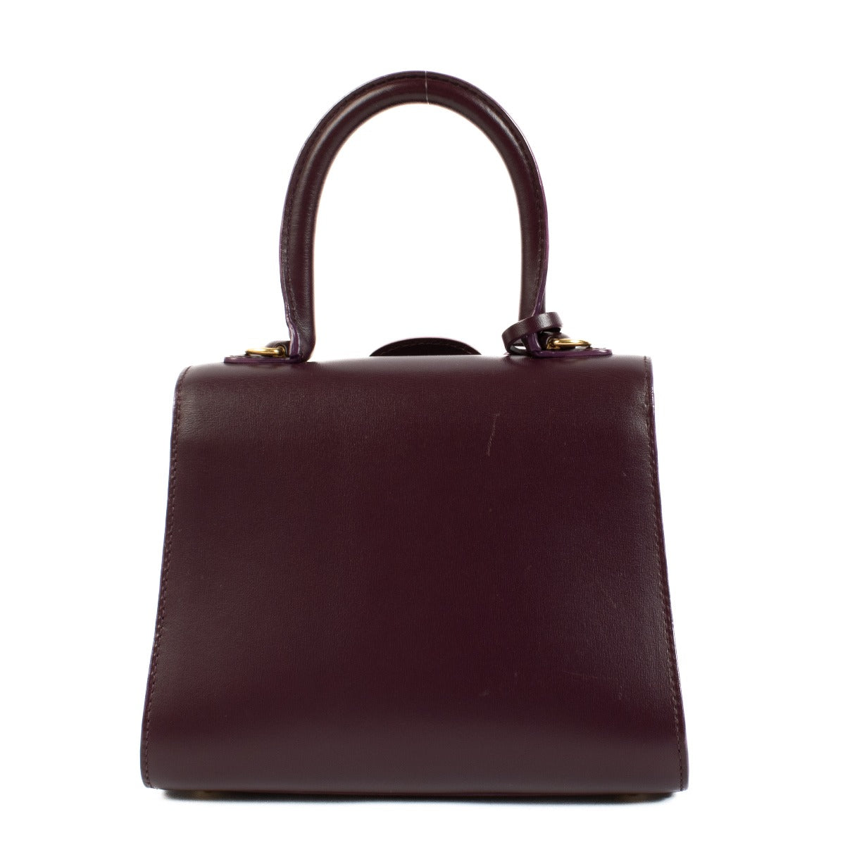 Delvaux Prune/Or antique Box Calf Brillant Mini Mirage
