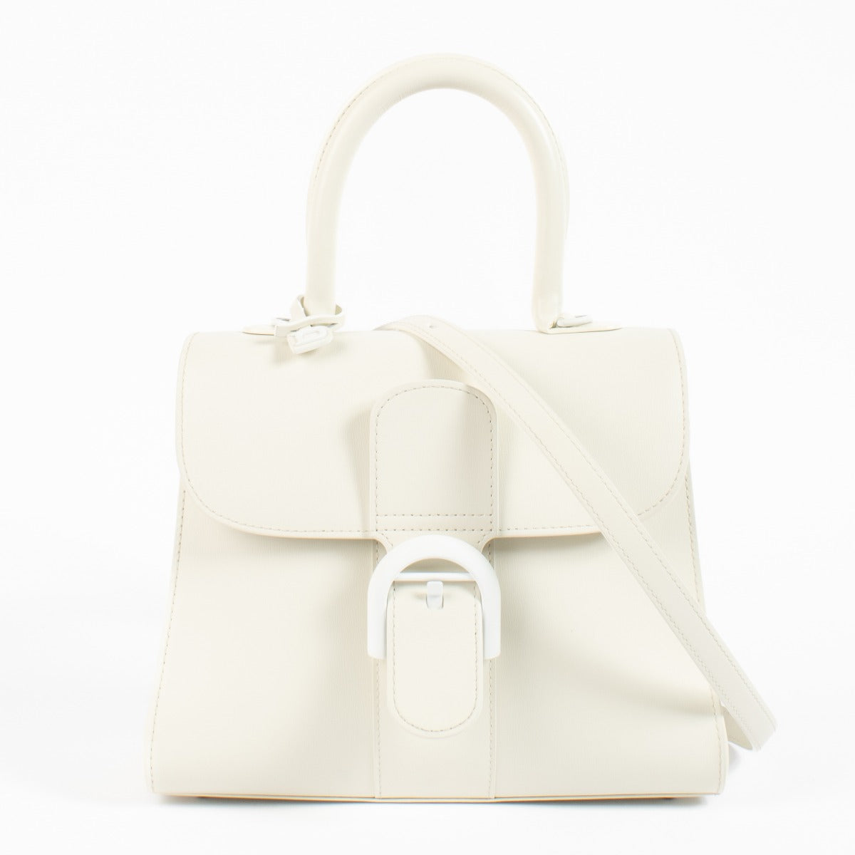 Delvaux Ivory Box Calf Brillant PM