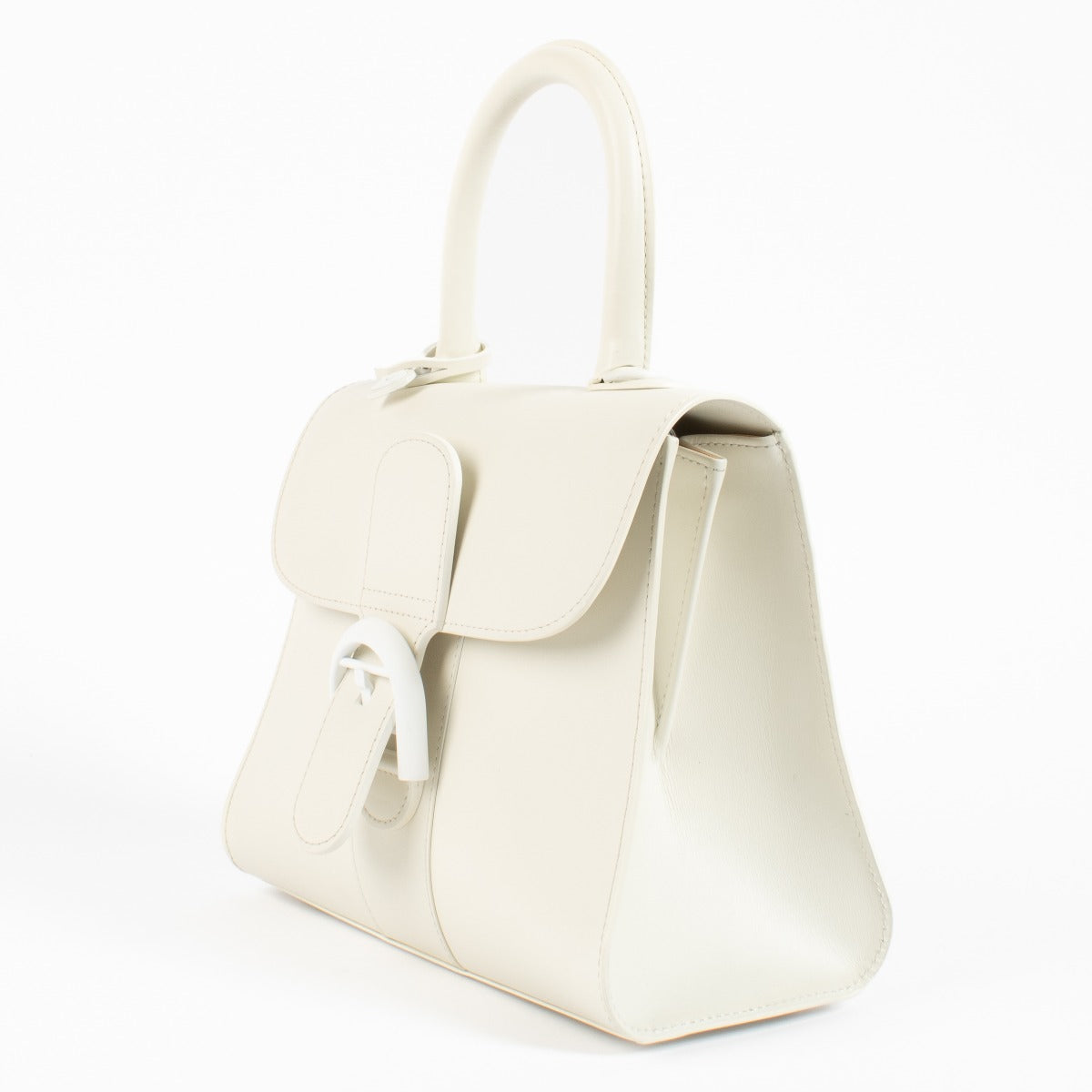Delvaux Ivory Box Calf Brillant PM