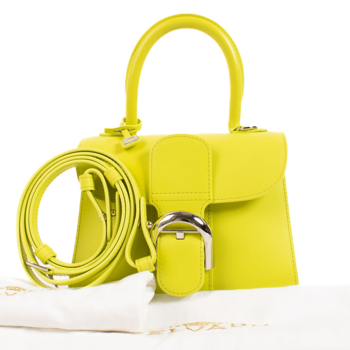 buy 100% authentic pre loved Delvaux Yellow Box Calf Brillant Mini on Labellov.com