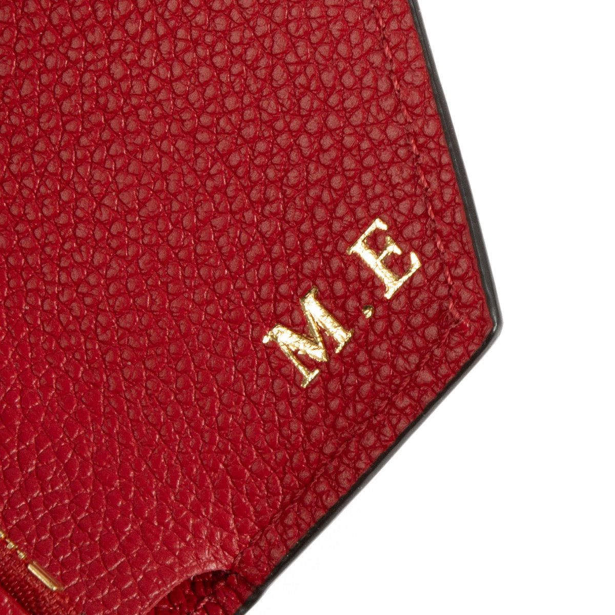 Authentic second hand Louis Vuitton Red Monogram Empreinte Victorine Wallet on Labellov.com