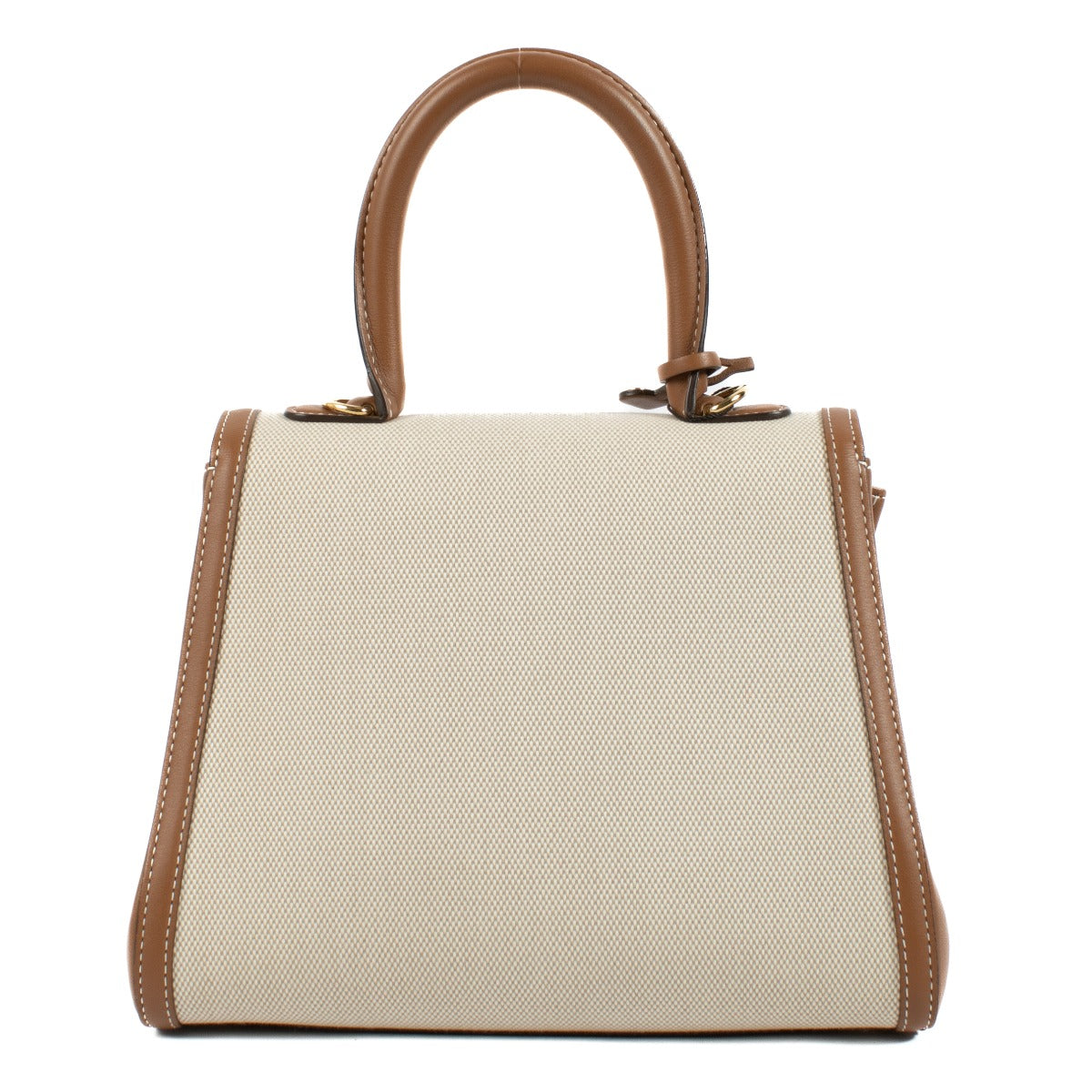 Delvaux Natural/Tan Canvas/Calfskin Brillant PM