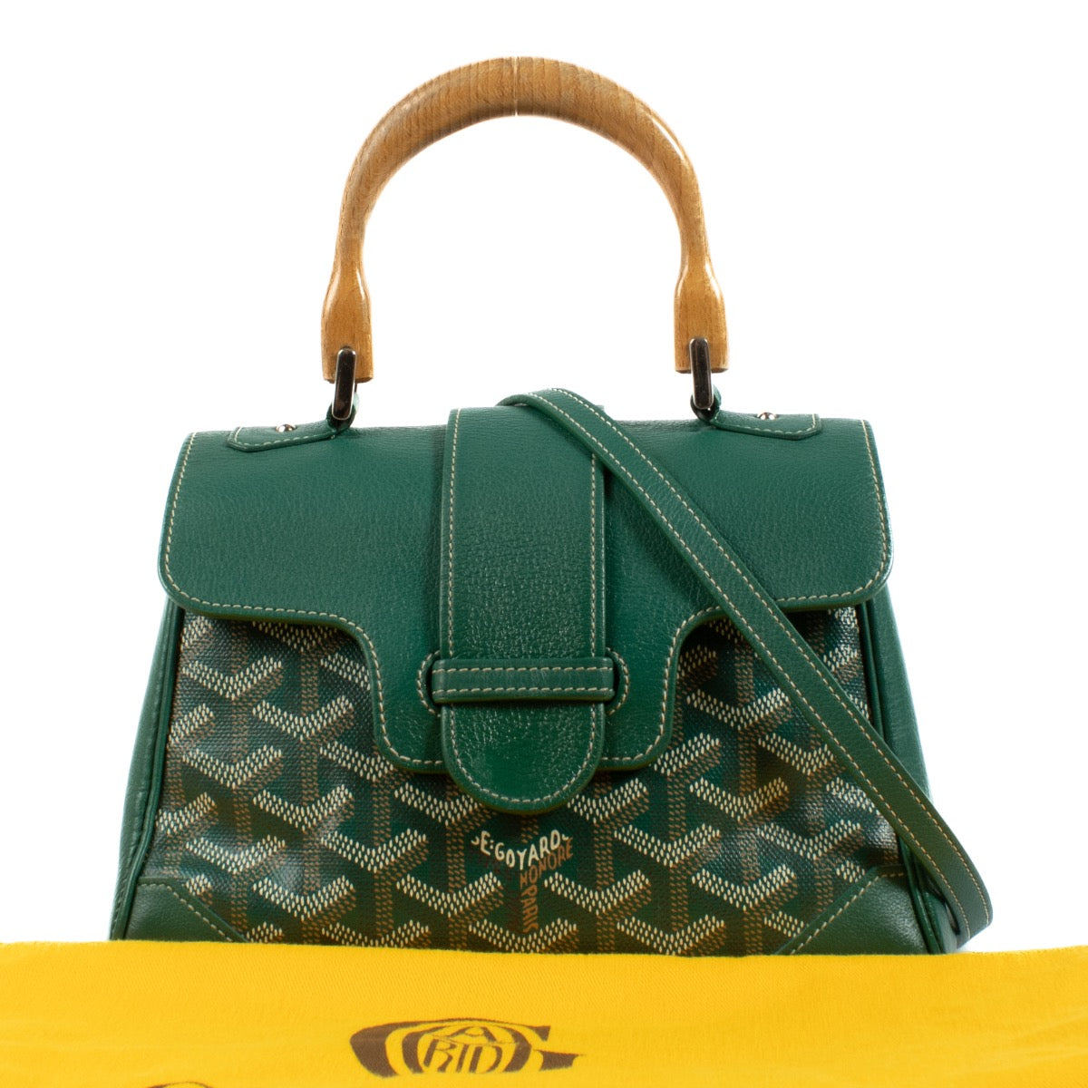 Shop 100% authentic second hand Goyard Green Saïgon Souple Mini Bag on Labellov.com