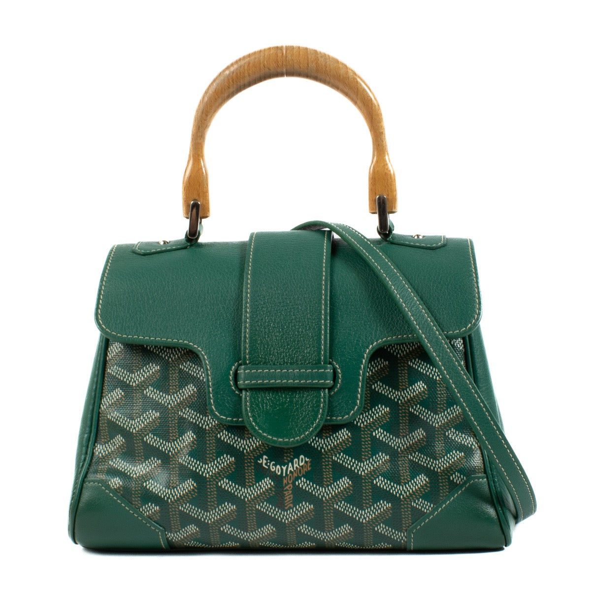 Shop 100% authentic second hand Goyard Green Saïgon Souple Mini Bag on Labellov.com