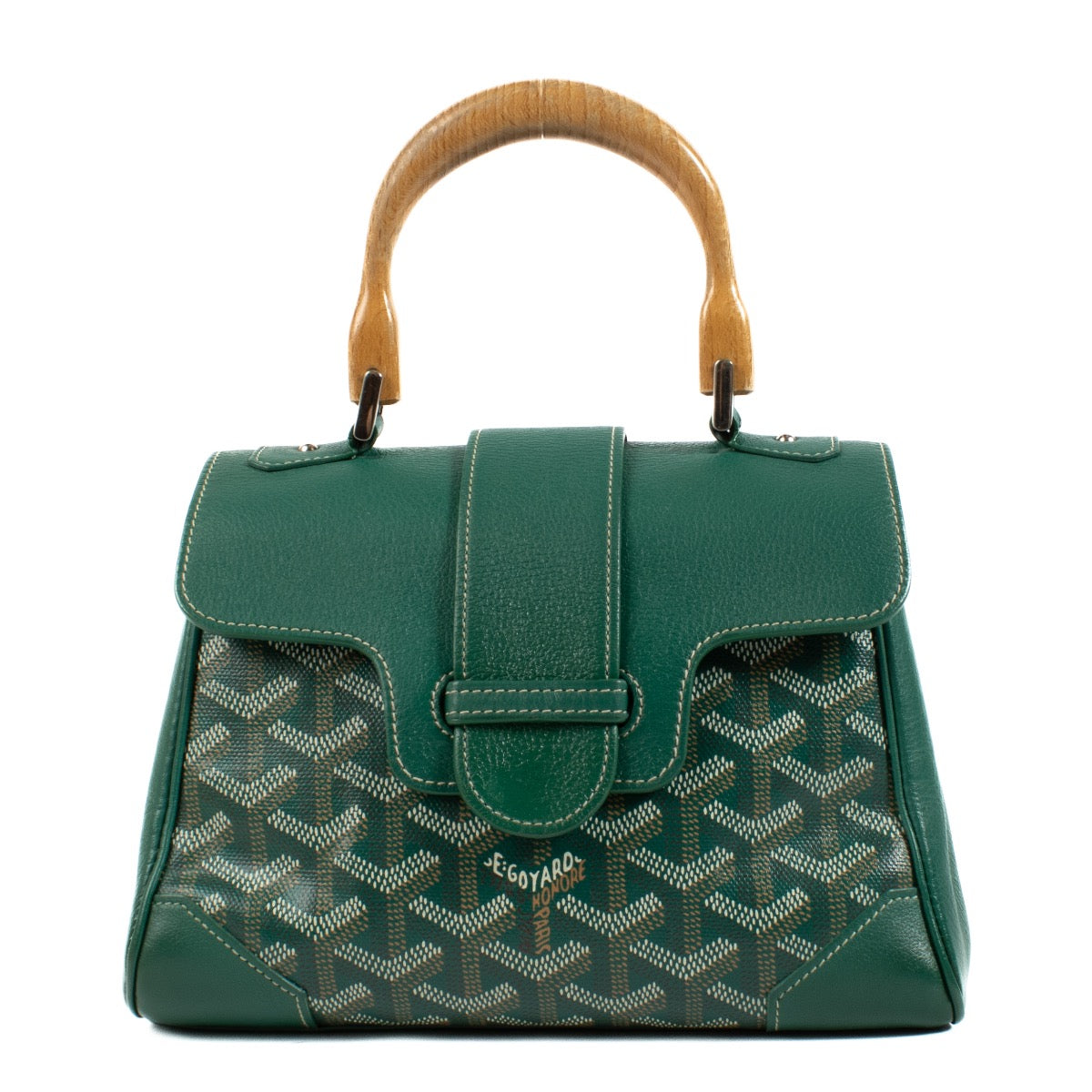 Shop 100% authentic second hand Goyard Green Saïgon Souple Mini Bag on Labellov.com