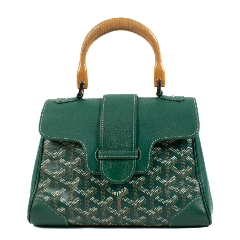 Shop 100% authentic second hand Goyard Green Saïgon Souple Mini Bag on Labellov.com