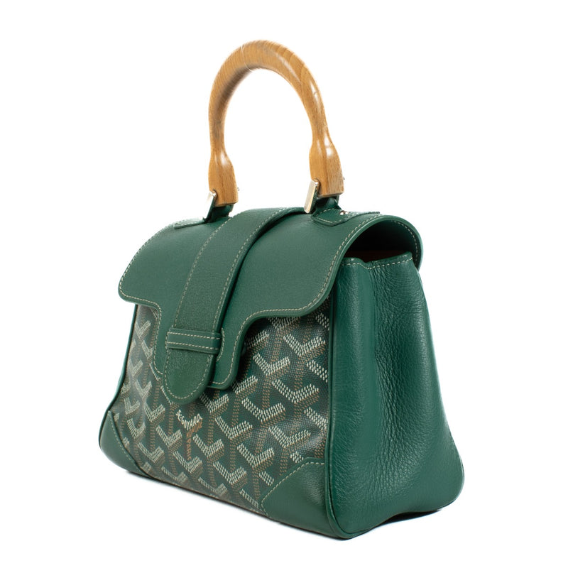 Shop 100% authentic second hand Goyard Green Saïgon Souple Mini Bag on Labellov.com